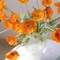 Artificial Flowers 6 Stems Poppy Silk Bouquet,for Wedding, Home, Party